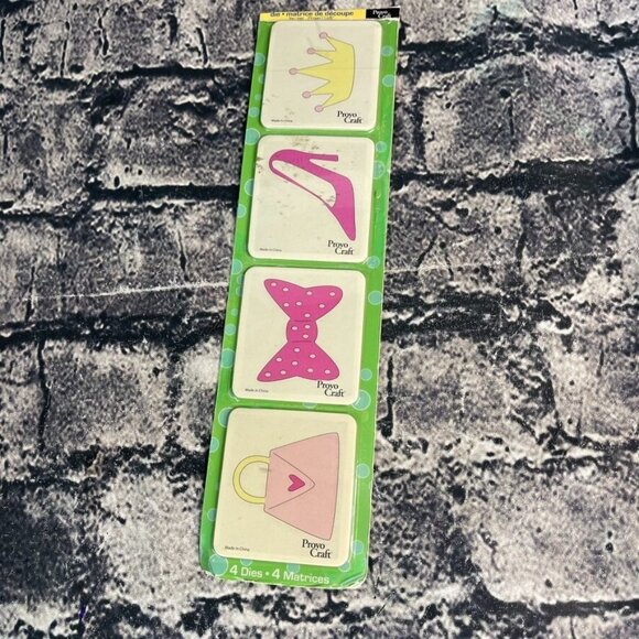 Cuttlekids Cuttlebug GIRLY GIRL Embossing 4ct Cutting Dies - Picture 1 of 7